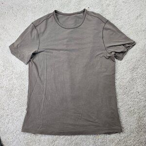 Lululemon Vent Tech Shirt Brown Short Sleeve T-Shirt Men's Size Large workout US